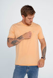 Camiseta Calvin Klein Meia Malha Laranja Claro - Henri Store