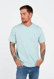 Camiseta Calvin Klein Meia Malha Verde Claro - Henri Store