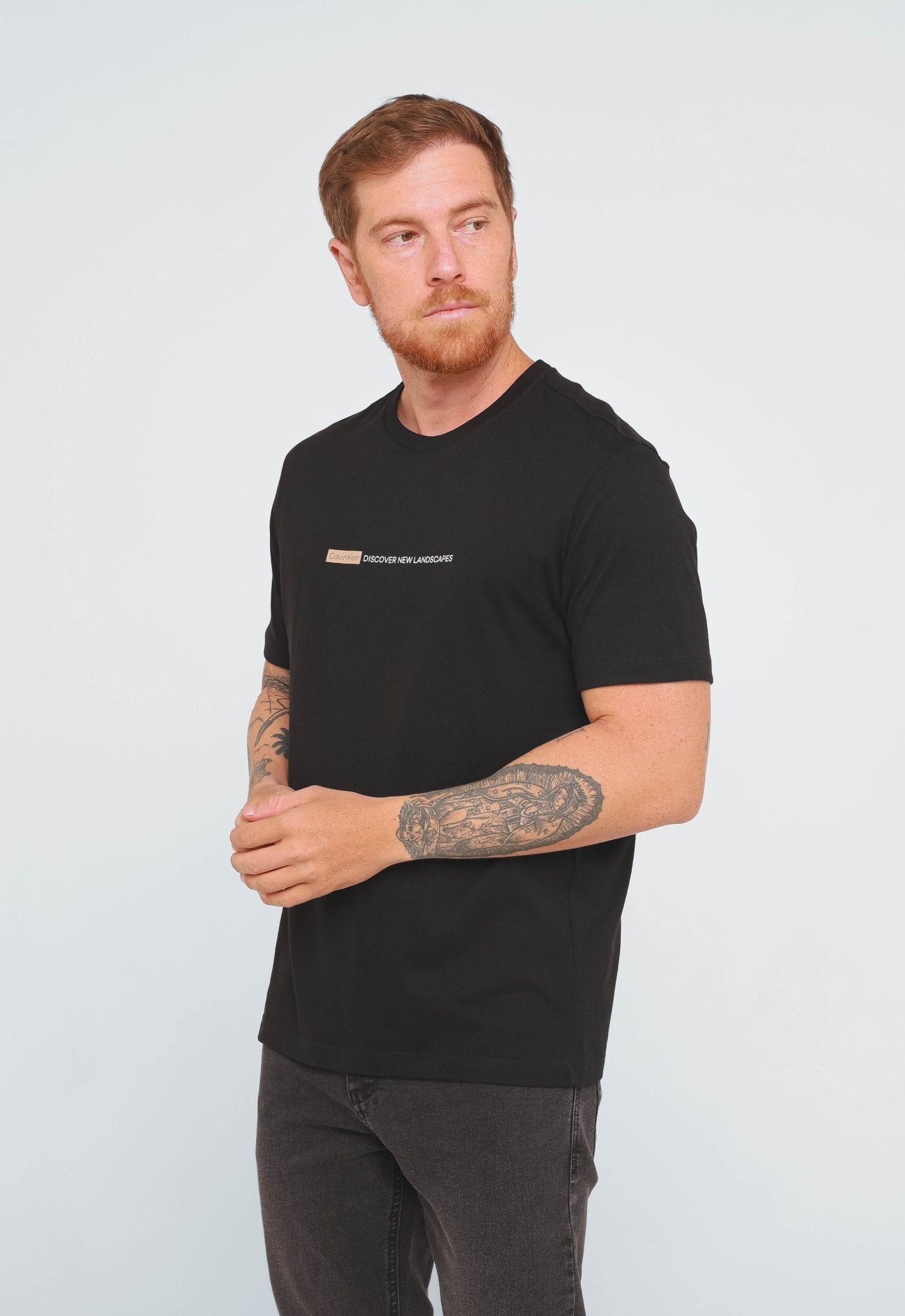 Camiseta Calvin Klein New Landscapes Preto - Henri Store