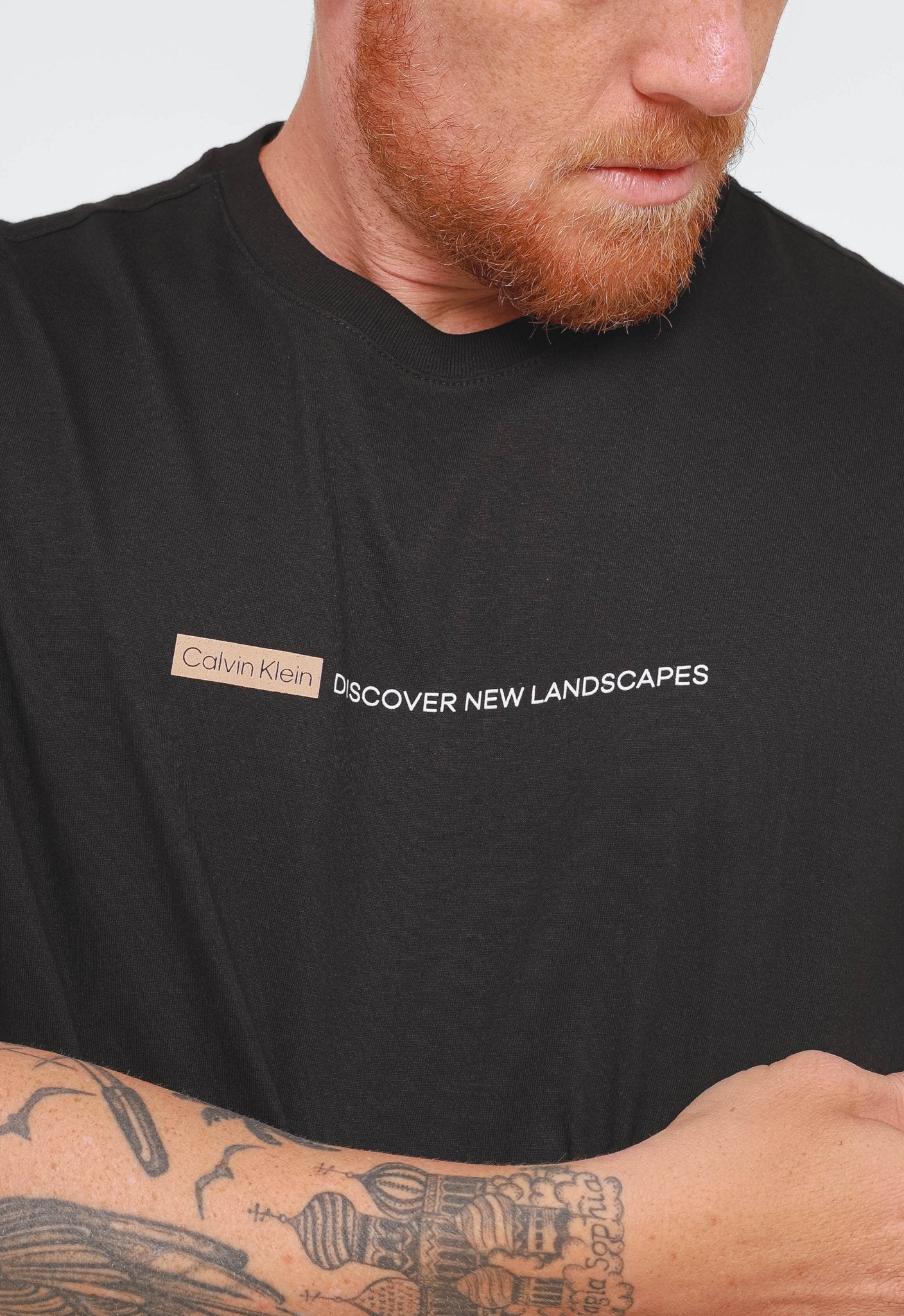 Camiseta Calvin Klein New Landscapes Preto - Henri Store
