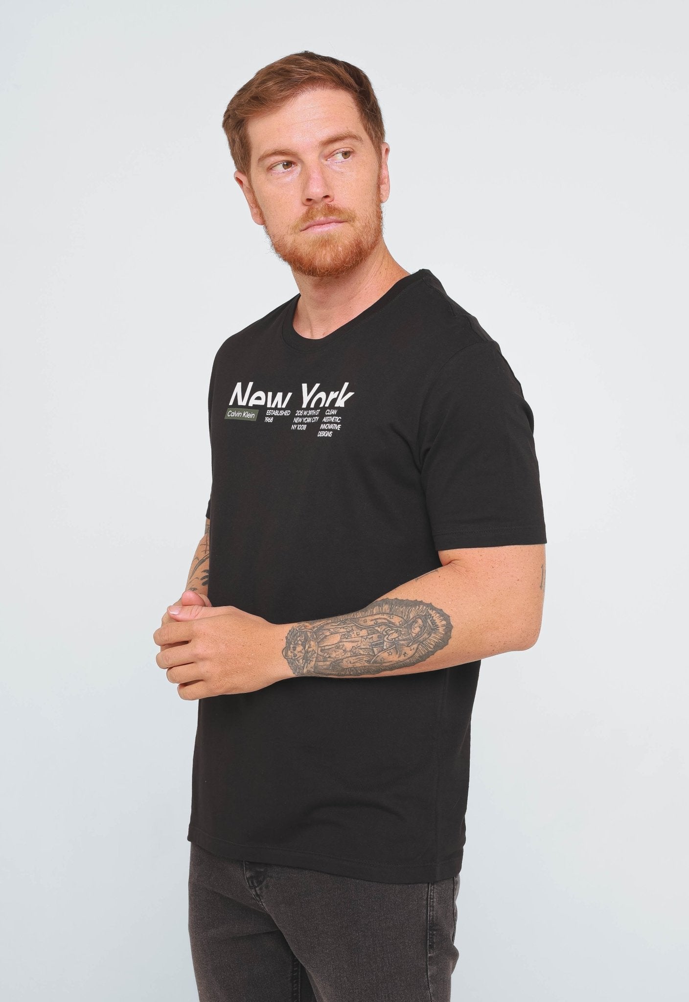 Camiseta Calvin Klein New York Preto - Live - Henri Store