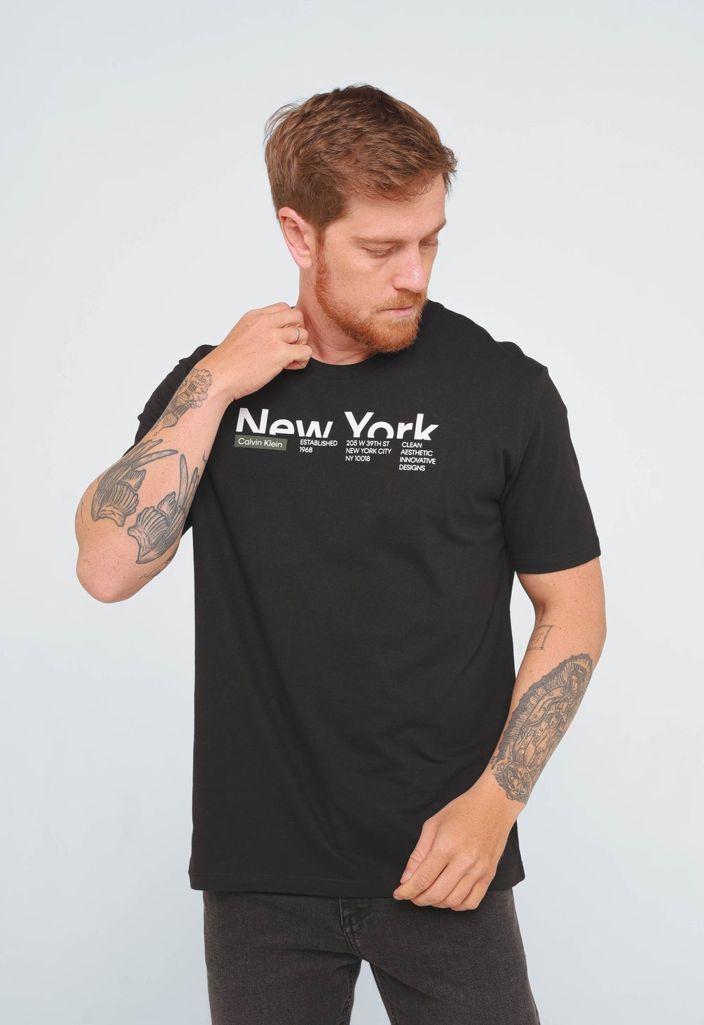 Camiseta Calvin Klein New York Preto - Live - Henri Store