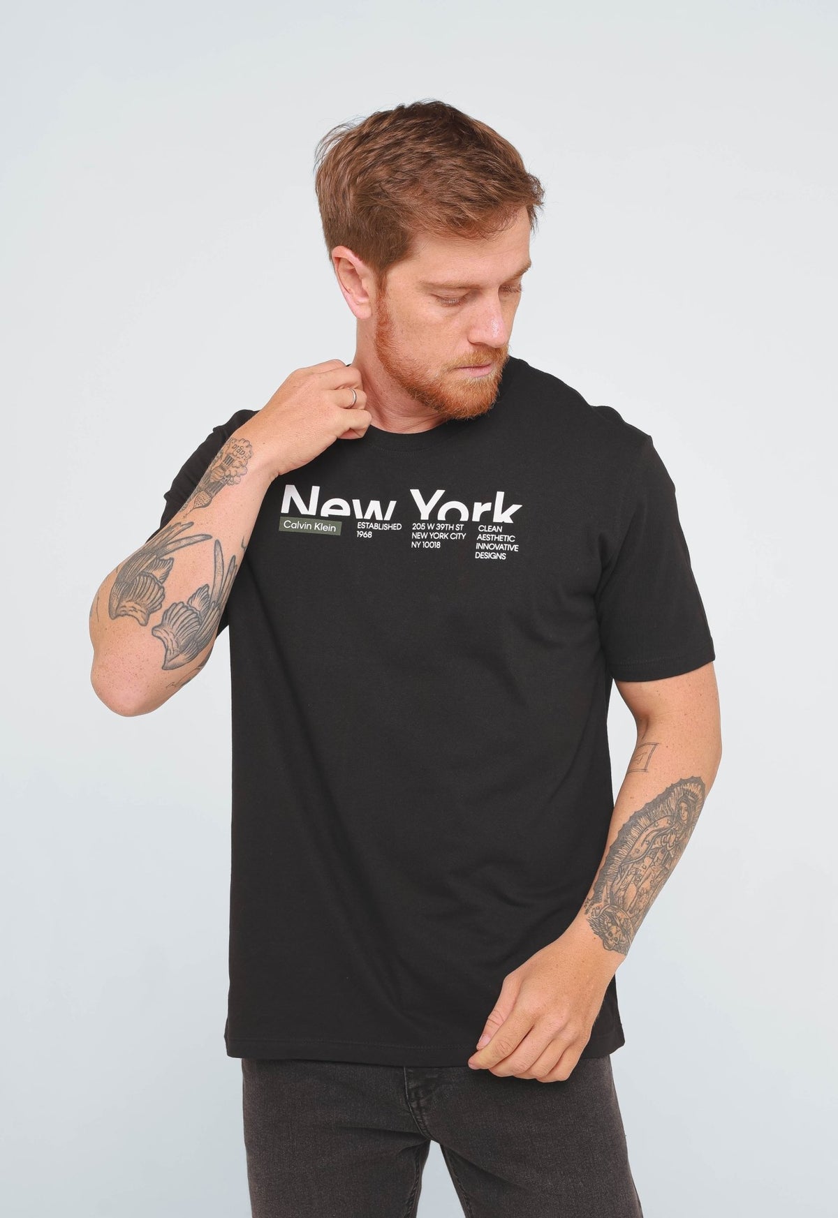 Camiseta Calvin Klein New York Preto - Live - Henri Store