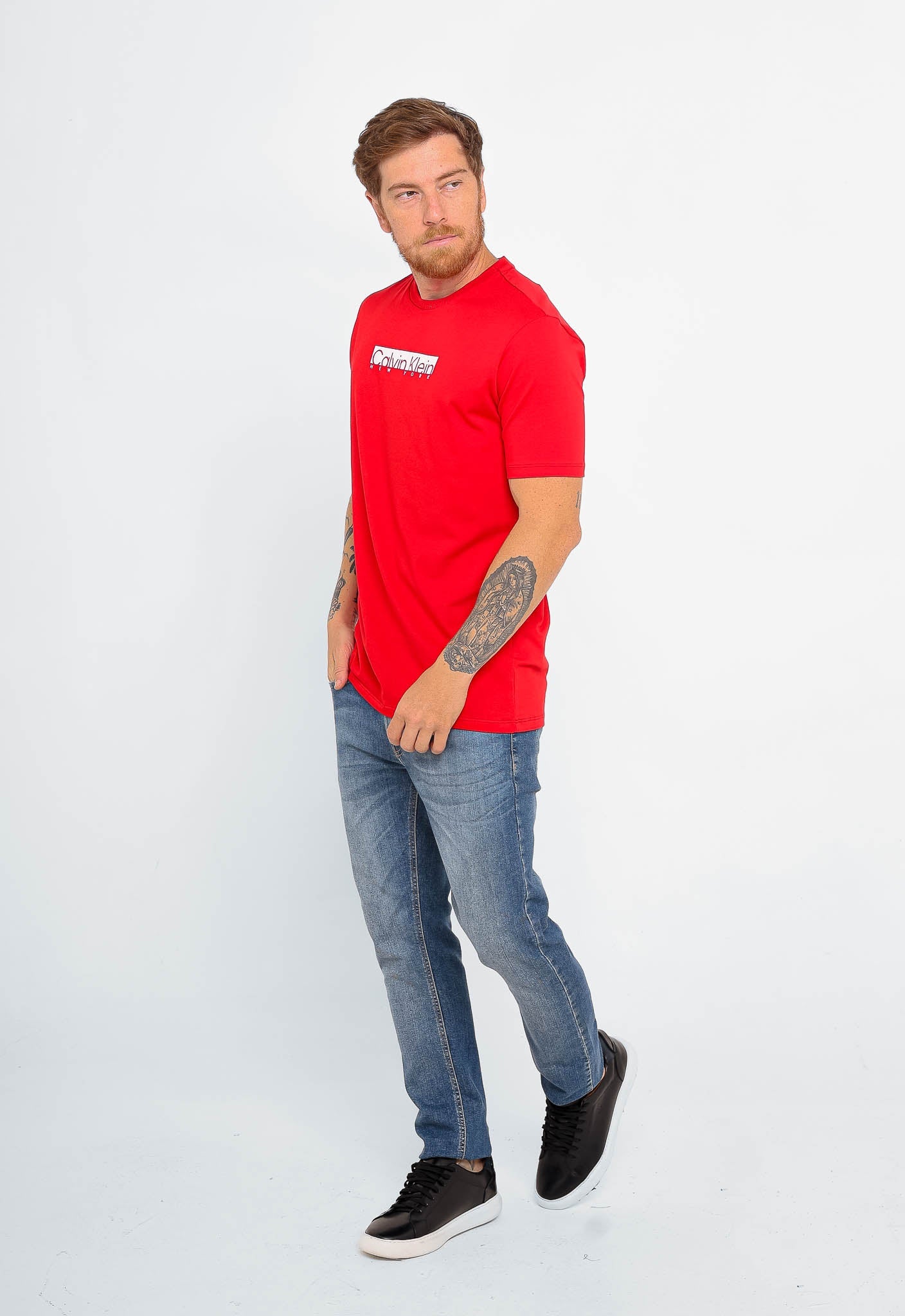 Camiseta Calvin Klein NY Logo Central - Henri Store