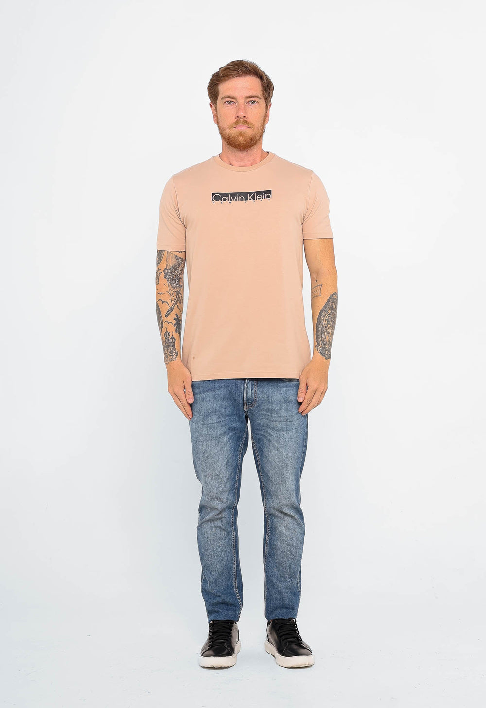 Camiseta Calvin Klein NY Logo Central - Henri Store