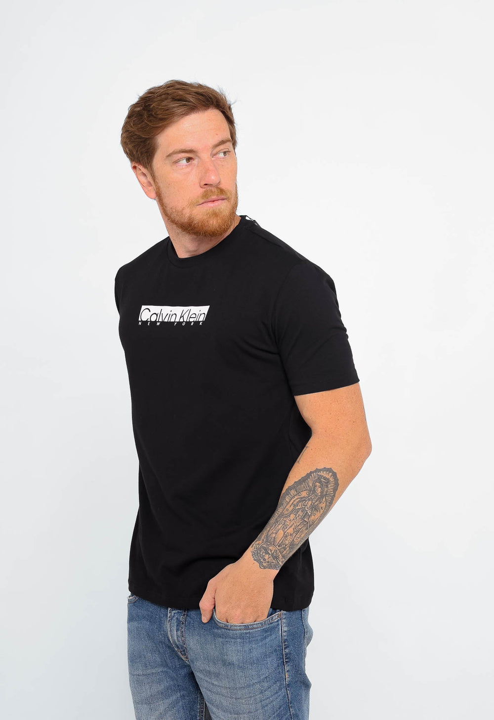 Camiseta Calvin Klein NY Logo Central - Henri Store