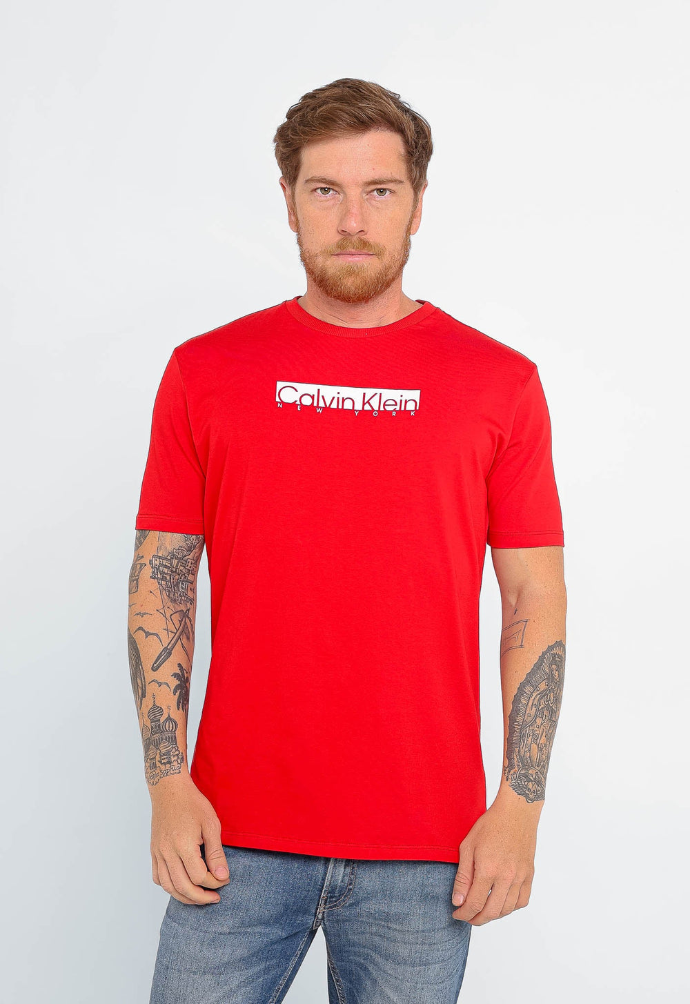 Camiseta Calvin Klein NY Logo Central - Henri Store