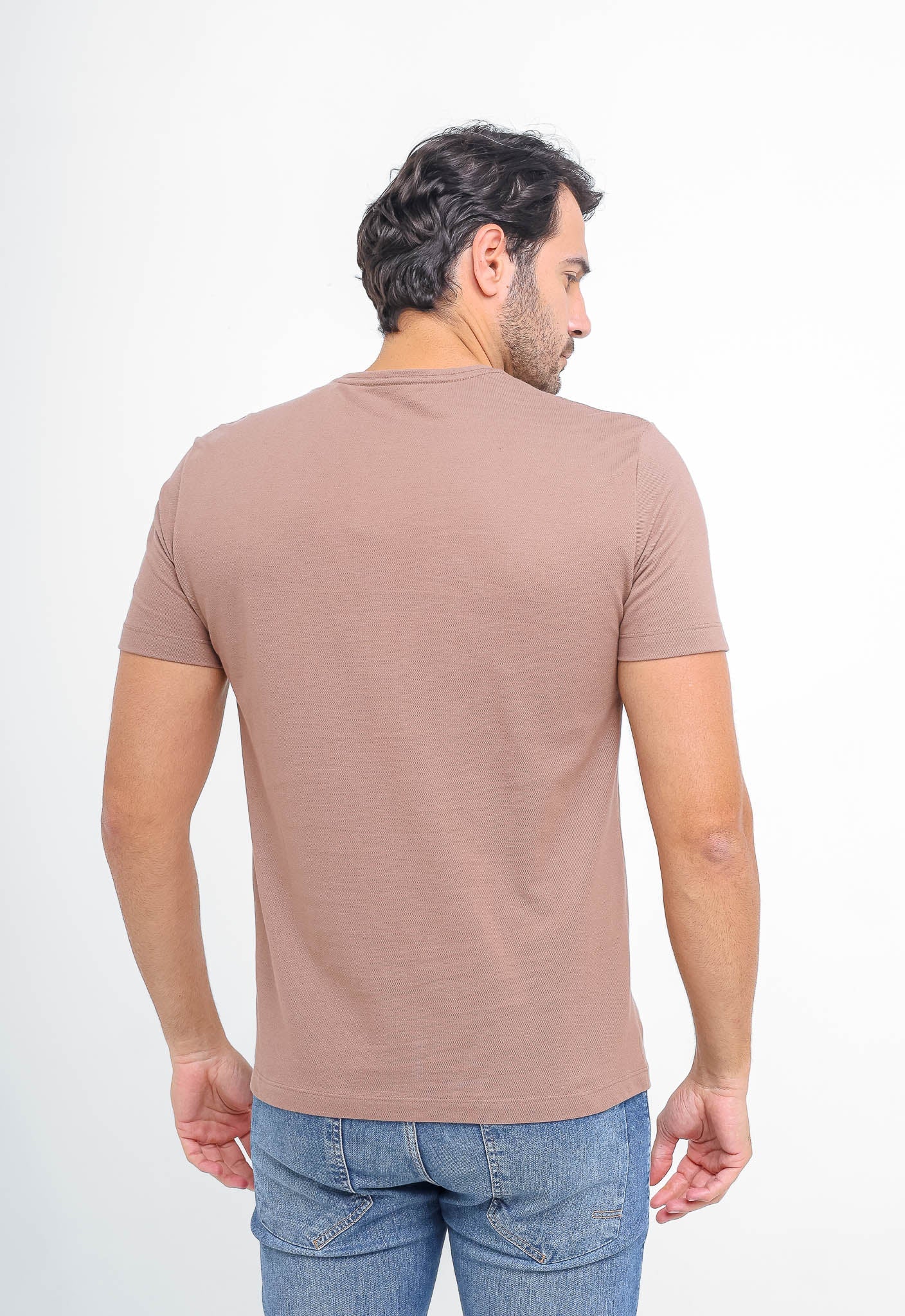 Camiseta Calvin Klein Piquet Logo Peito - Henri Store