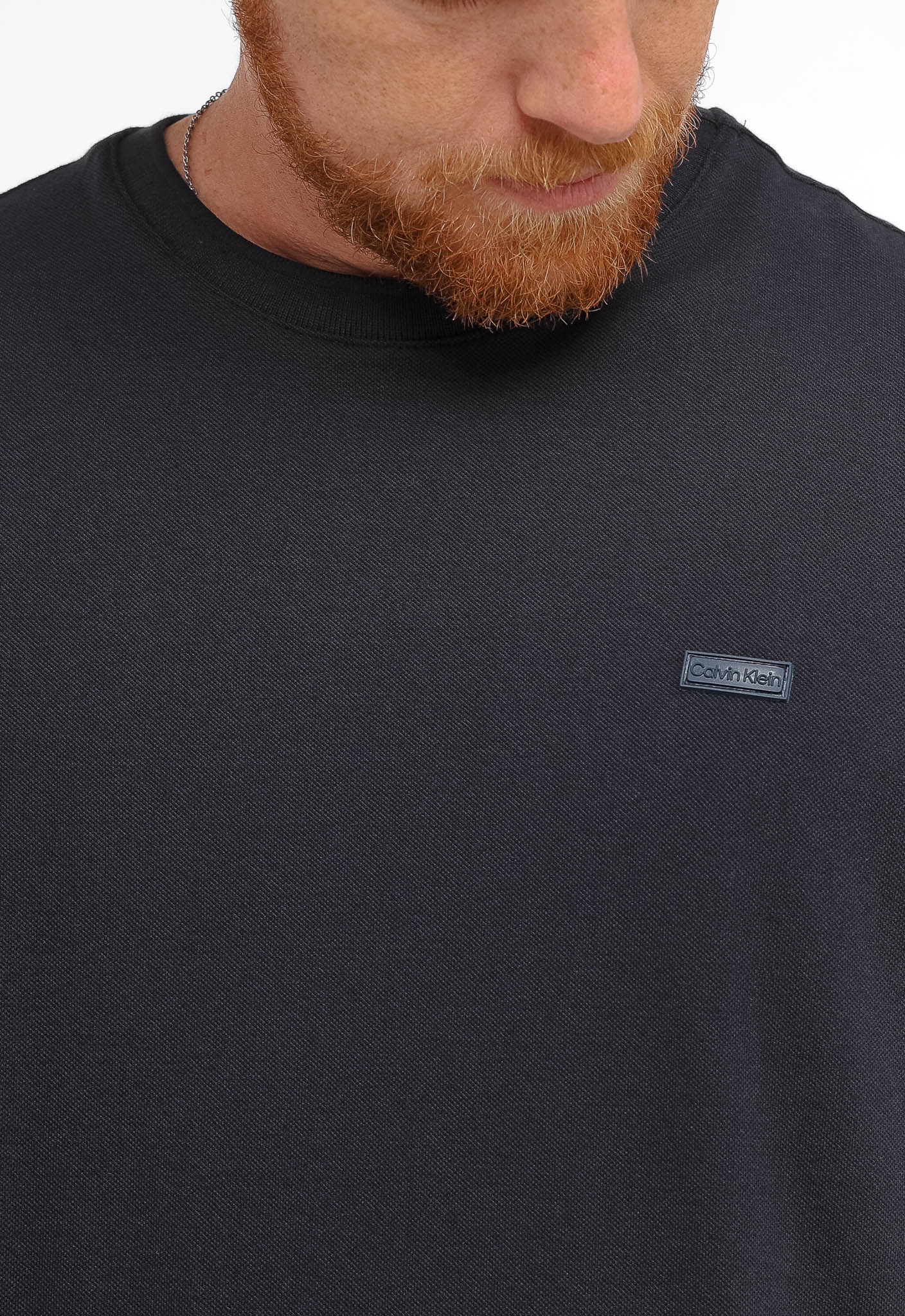 Camiseta Calvin Klein Piquet Logo Peito - Henri Store