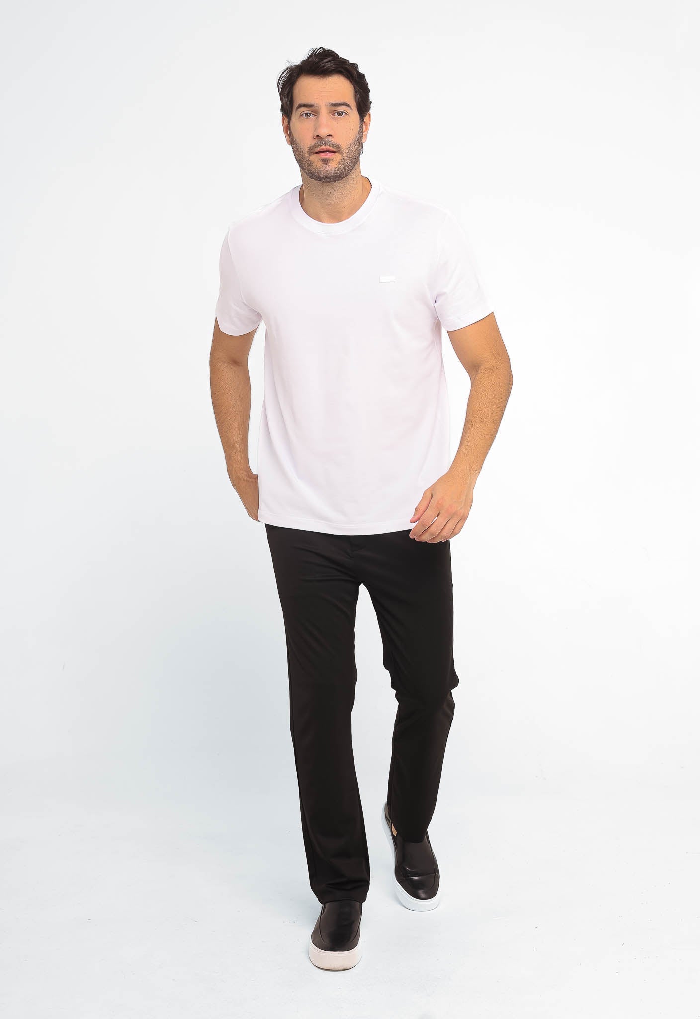 Camiseta Calvin Klein Piquet Logo Peito - Henri Store