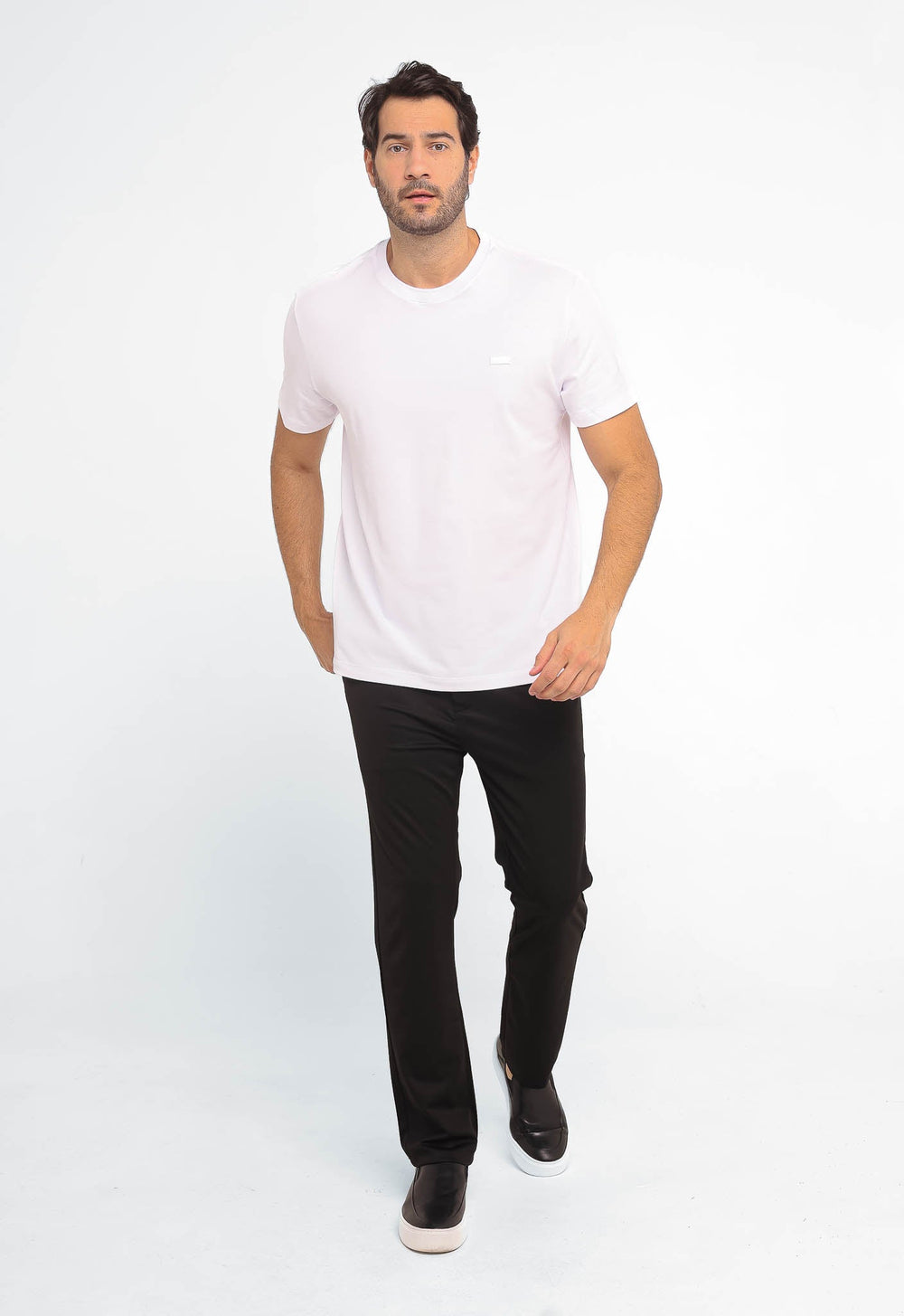 Camiseta Calvin Klein Piquet Logo Peito - Henri Store