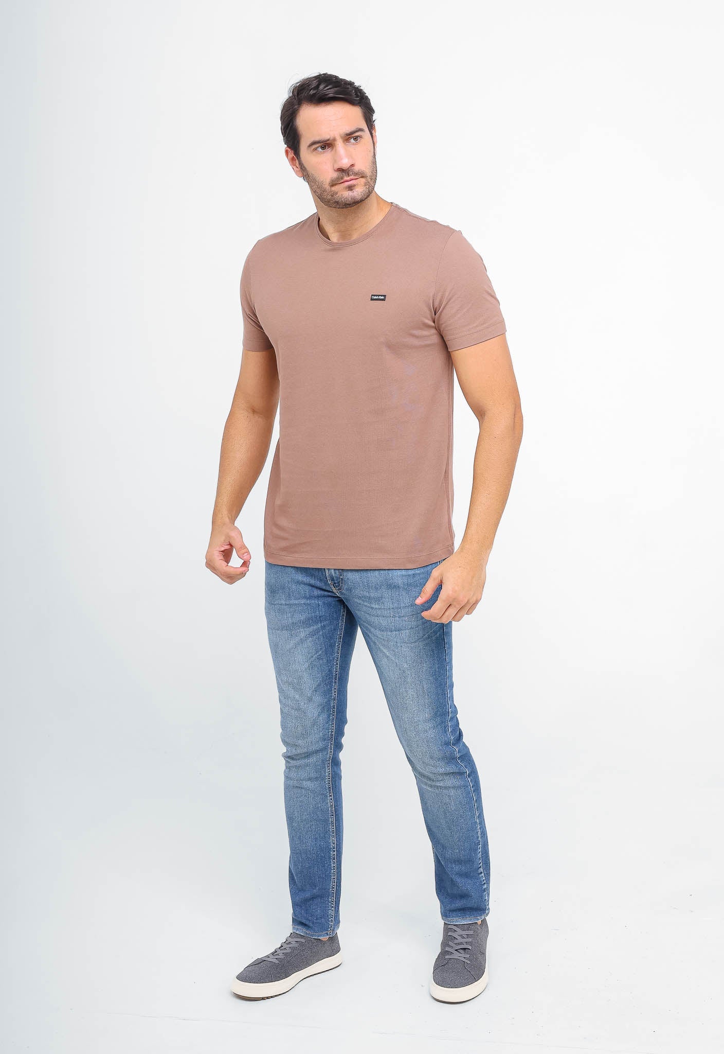 Camiseta Calvin Klein Piquet Logo Peito - Henri Store