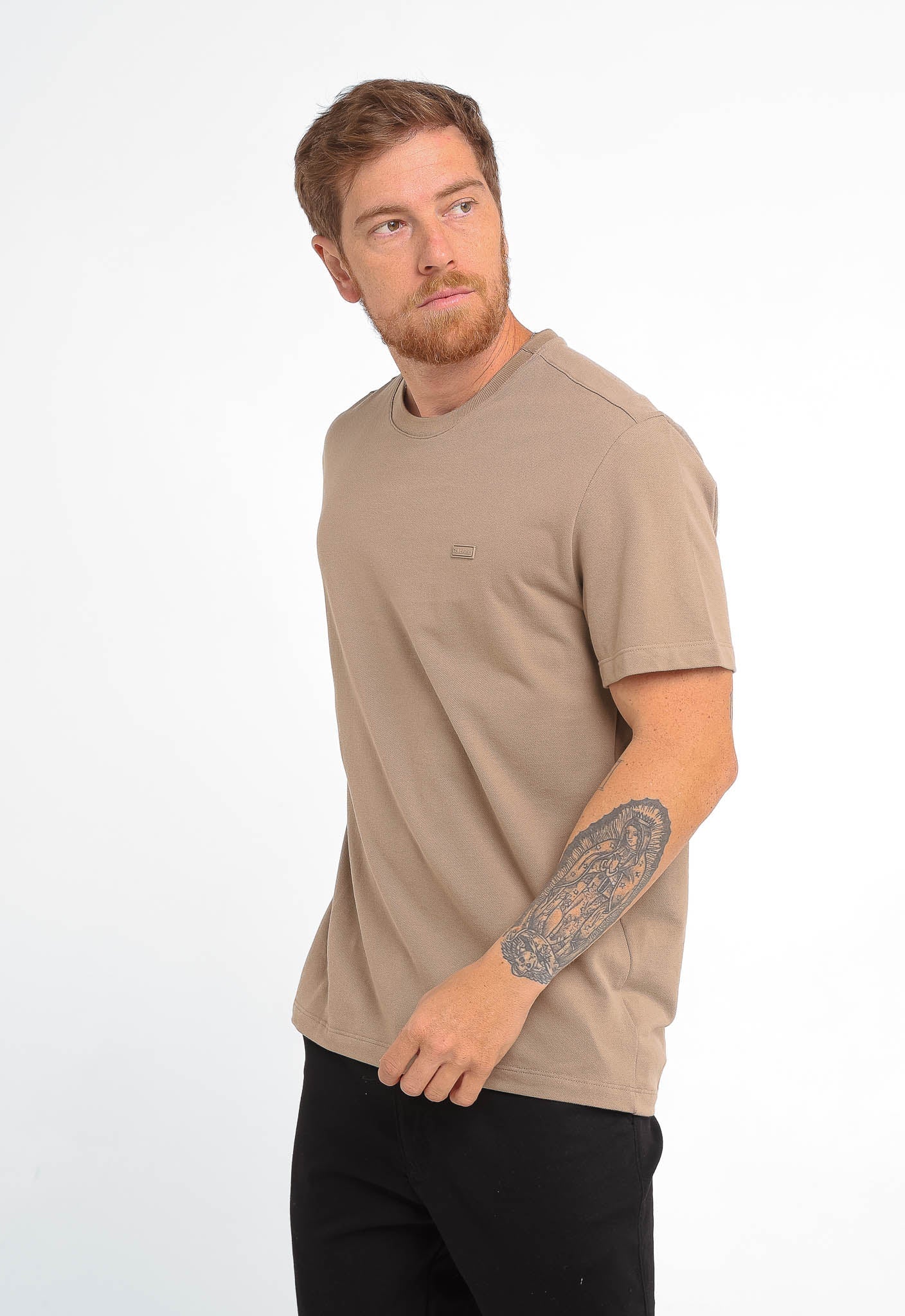 Camiseta Calvin Klein Piquet Logo Peito - Henri Store