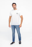 Camiseta Calvin Klein Script Logo Peito - Henri Store