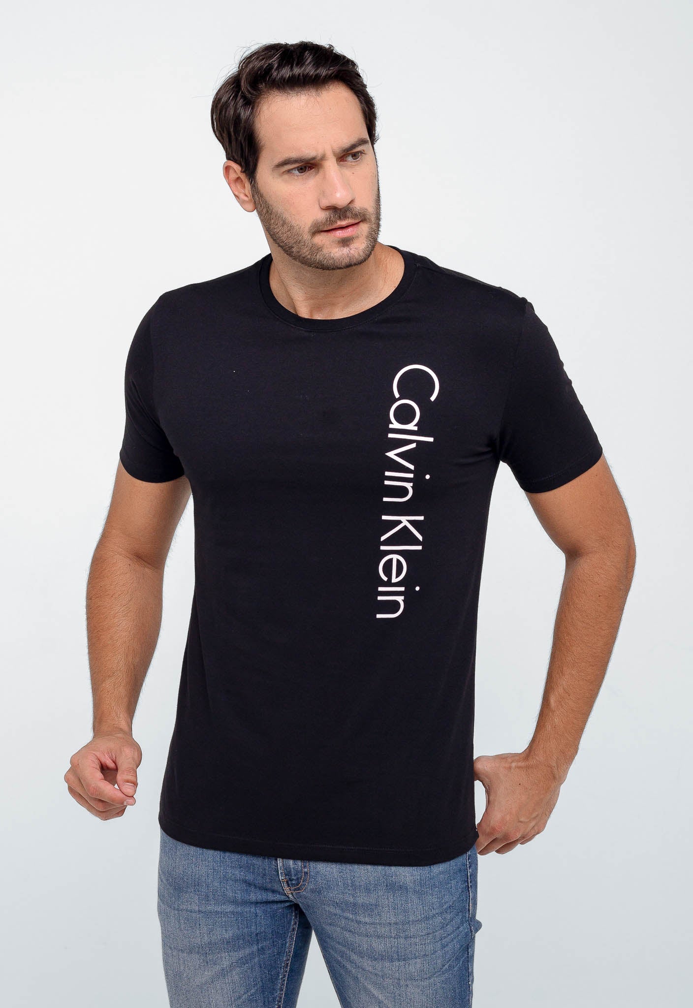 Camiseta Calvin Klein Side Logo - Live - Henri Store