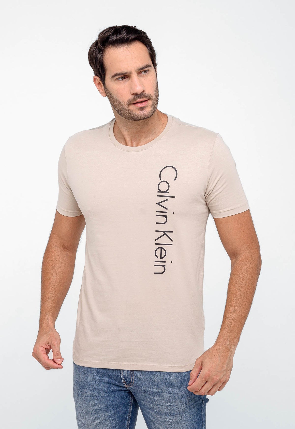Camiseta Calvin Klein Side Logo - Live - Henri Store