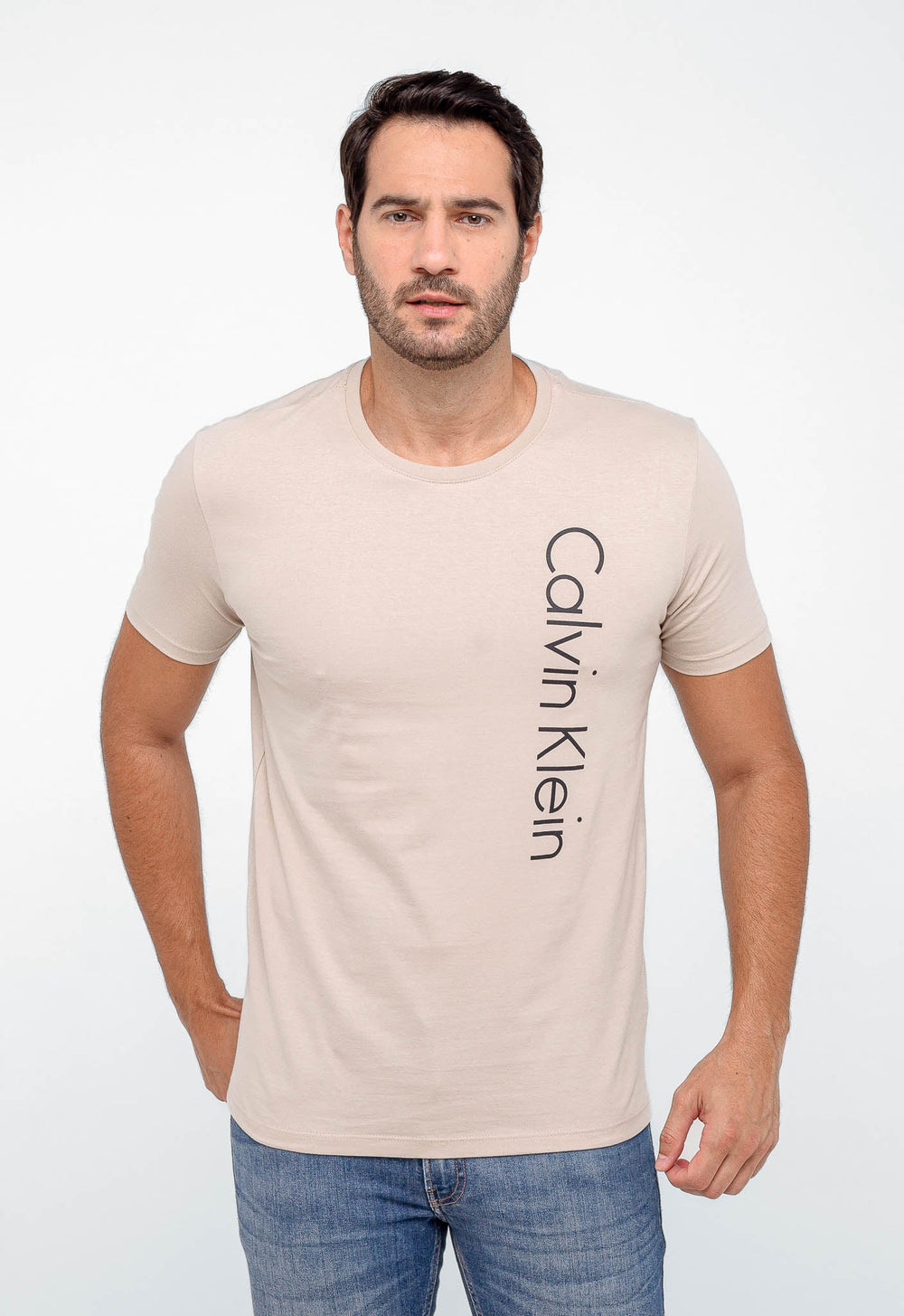 Camiseta Calvin Klein Side Logo - Live - Henri Store