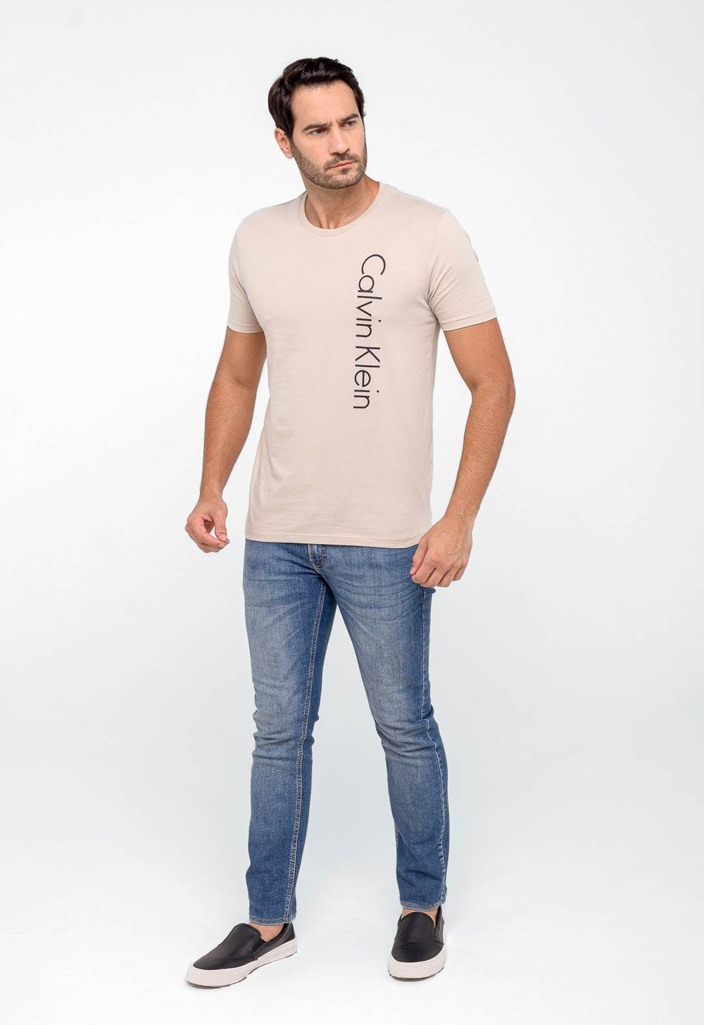 Camiseta Calvin Klein Side Logo - Live - Henri Store