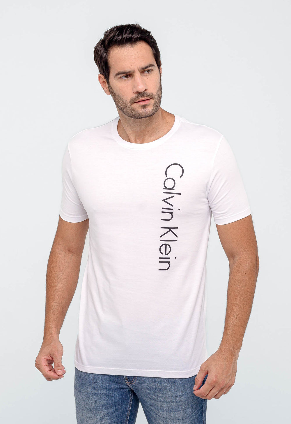 Camiseta Calvin Klein Side Logo - Live - Henri Store