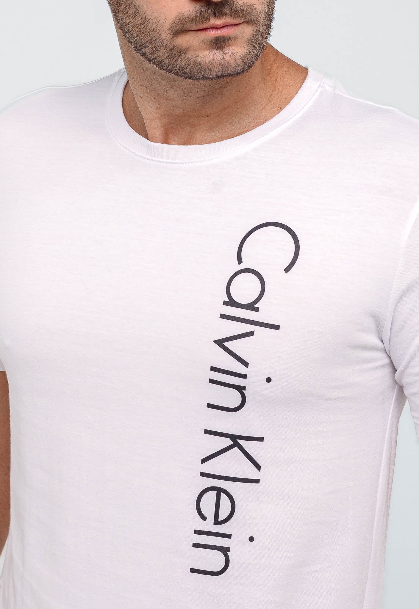 Camiseta Calvin Klein Side Logo - Live - Henri Store