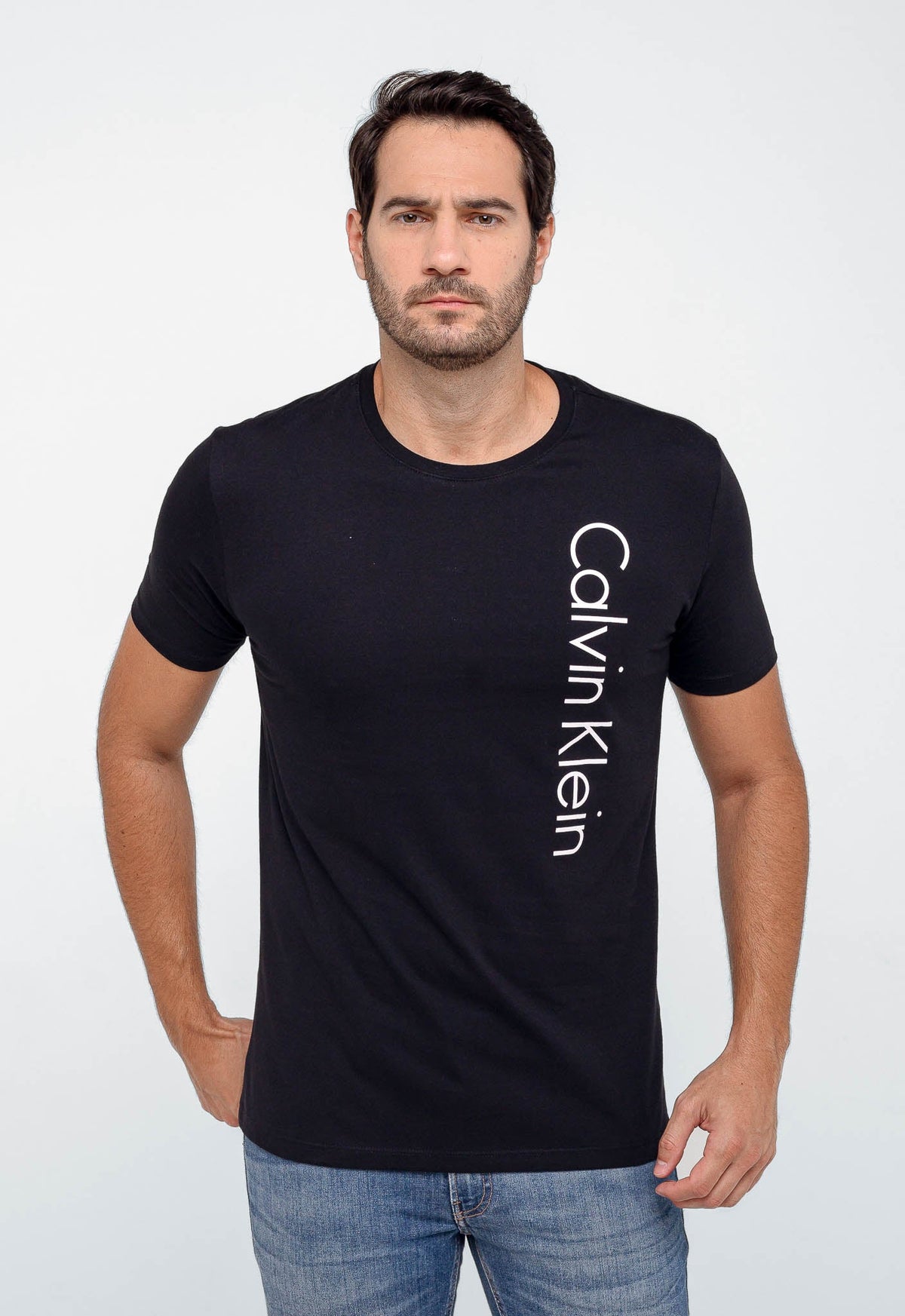 Camiseta Calvin Klein Side Logo - Live - Henri Store