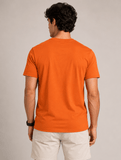 Camiseta Calvin Klein Slim Fit Silk Laranja - LIVE - Henri Store