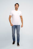 Camiseta Calvin Klein Slim Flame Branco - Henri Store