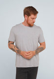 Camiseta Calvin Klein Smooth Cotton Cinza - Henri Store