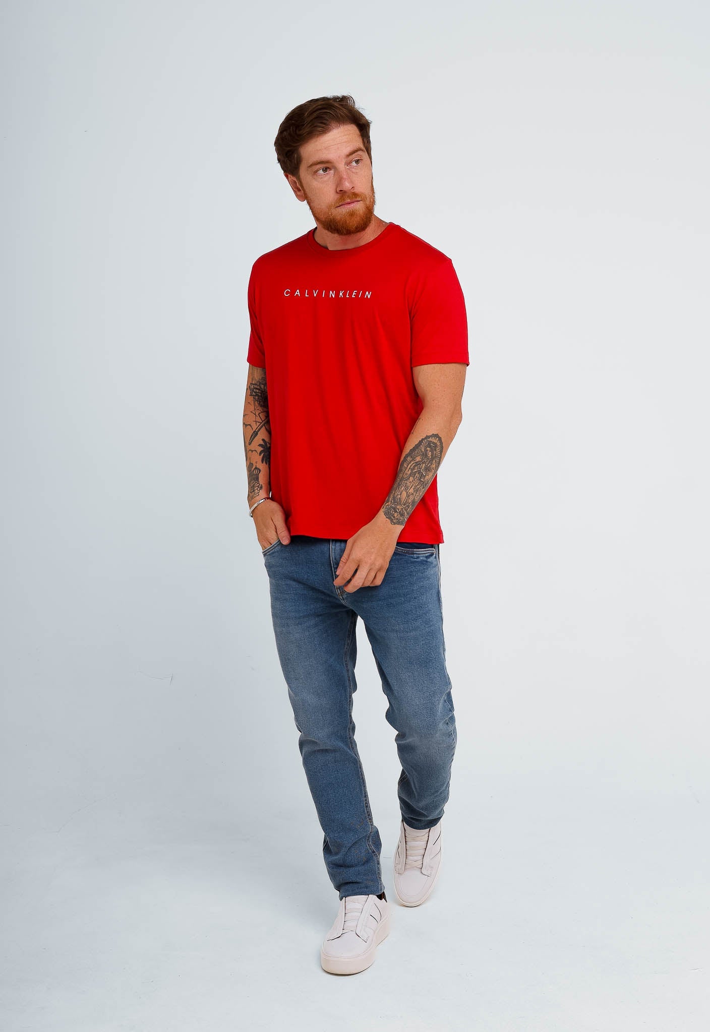 Camiseta Calvin Klein Soft Logo Center - Live - Henri Store