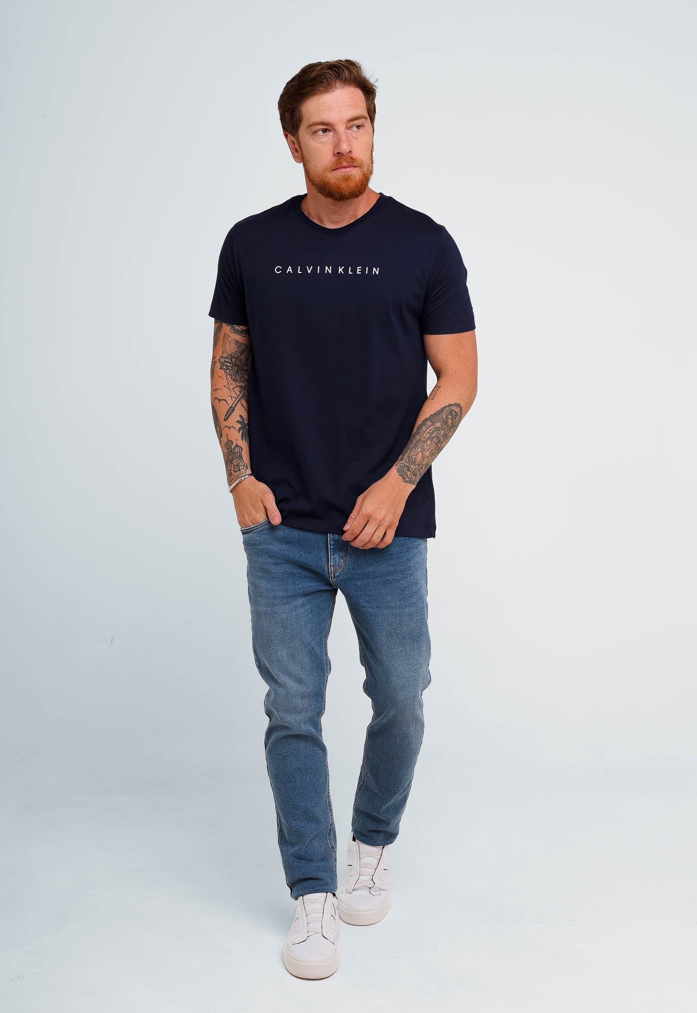 Camiseta Calvin Klein Soft Logo Center - Live - Henri Store