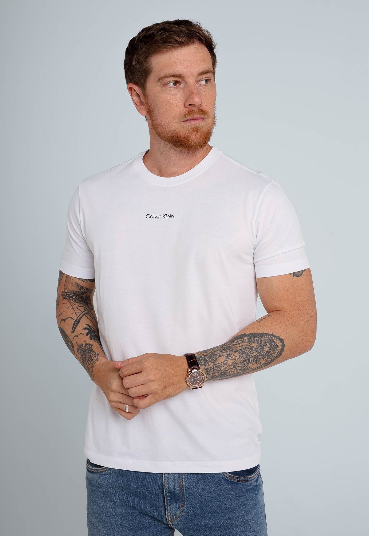 Camiseta Calvin Klein Sustainable Branco - Henri Store