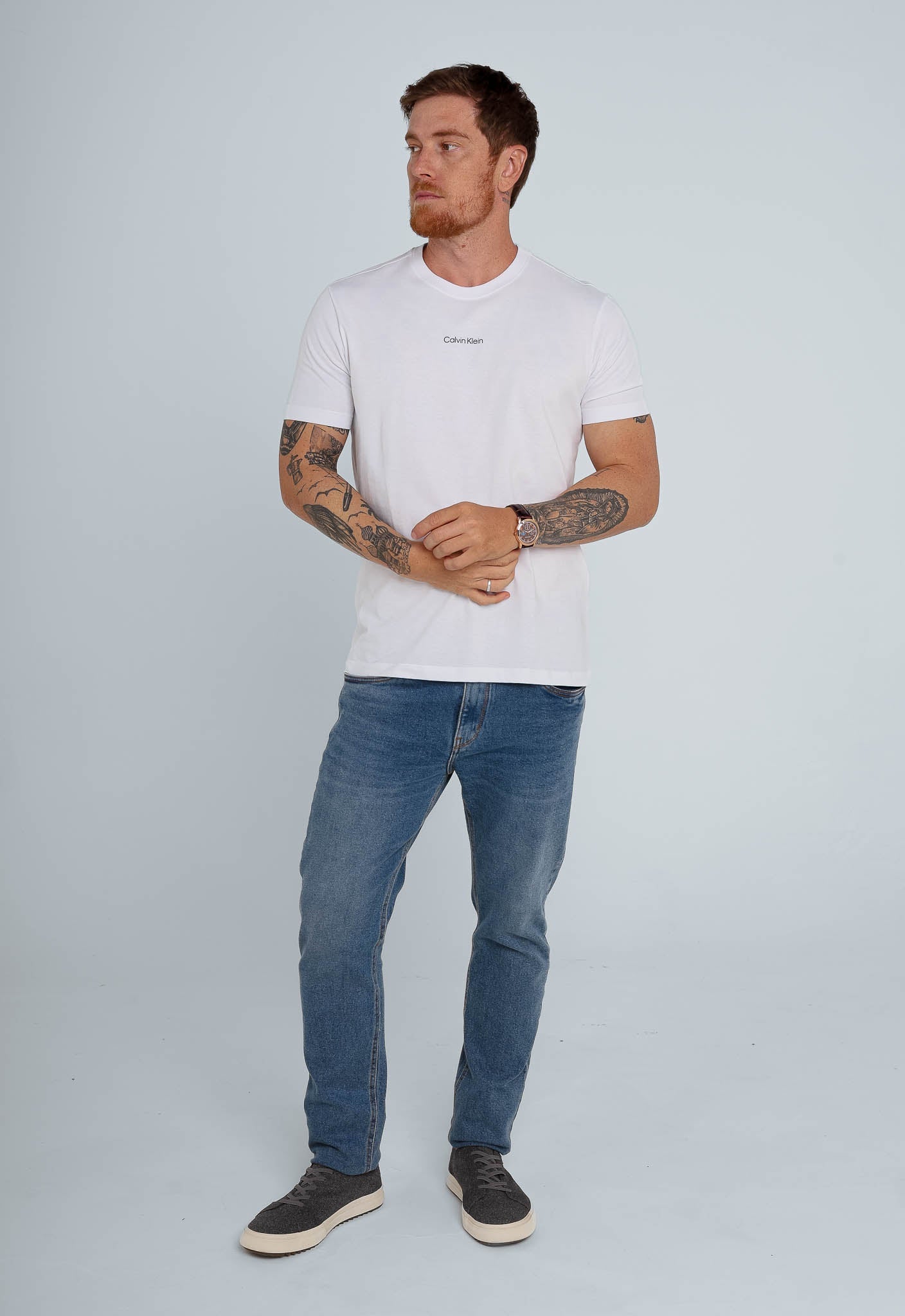 Camiseta Calvin Klein Sustainable Branco - Henri Store