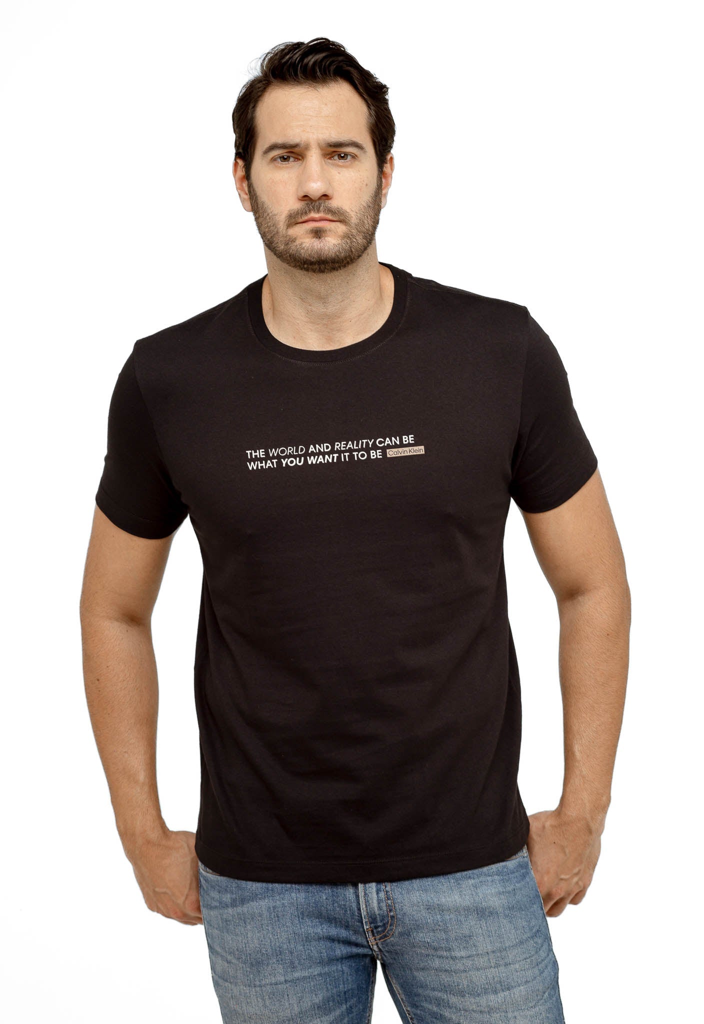 Camiseta Calvin Klein World & Reality - Henri Store