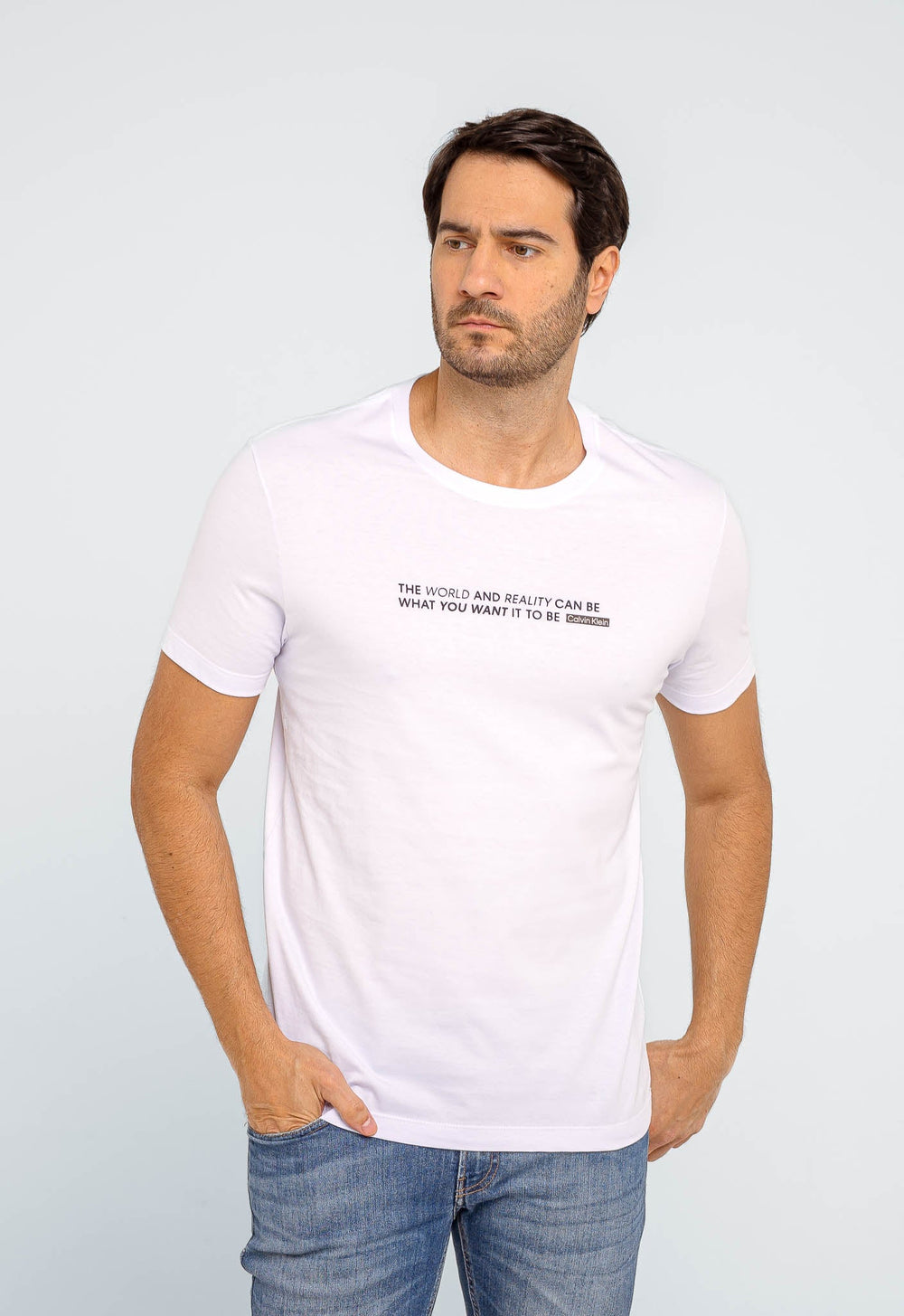 Camiseta Calvin Klein World & Reality - Henri Store