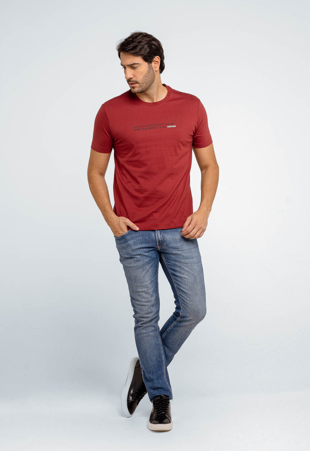 Camiseta Calvin Klein World & Reality - Henri Store