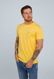 Camiseta Diesel Slim Logo Peito Amarelo - Sale - Henri Store