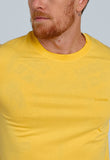 Camiseta Diesel Slim Logo Peito Amarelo - Sale - Henri Store