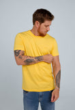 Camiseta Diesel Slim Logo Peito Amarelo - Sale - Henri Store