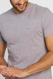 Camiseta Diesel Slim Logo Peito Cinza - Sale - Henri Store