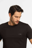 Camiseta Diesel Slim Logo Peito Preto - Sale - Henri Store