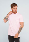 Camiseta Diesel Slim Logo Peito Rosa- Sale - Henri Store