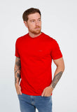 Camiseta Diesel Slim Logo Peito Vermelha - Sale - Henri Store