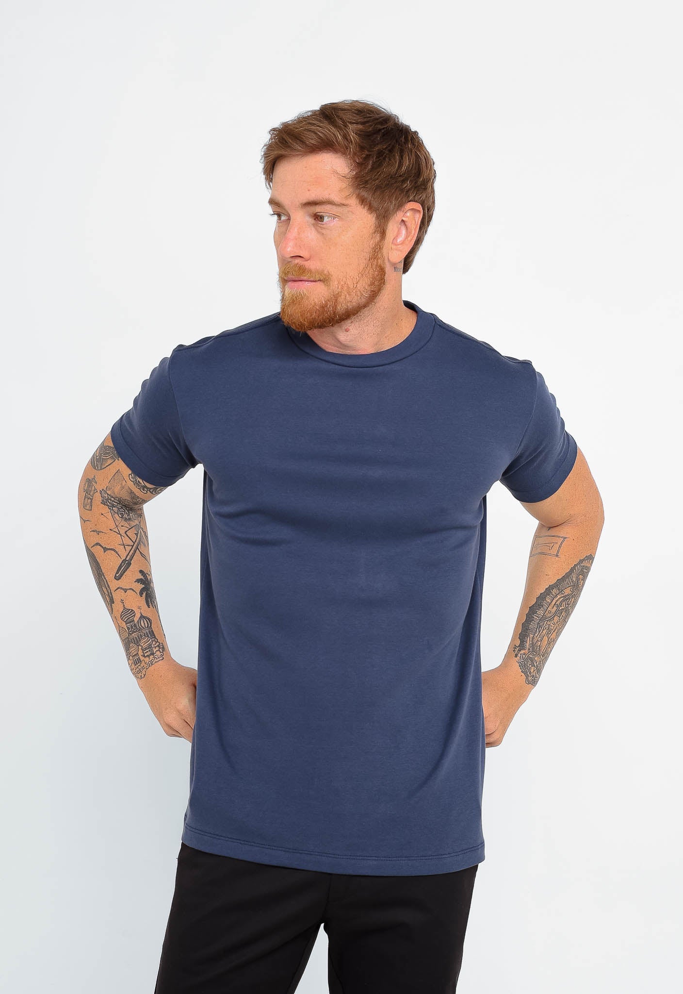 Camiseta Dom Henrico Algodão Egípcio Gola Média - Henri Store