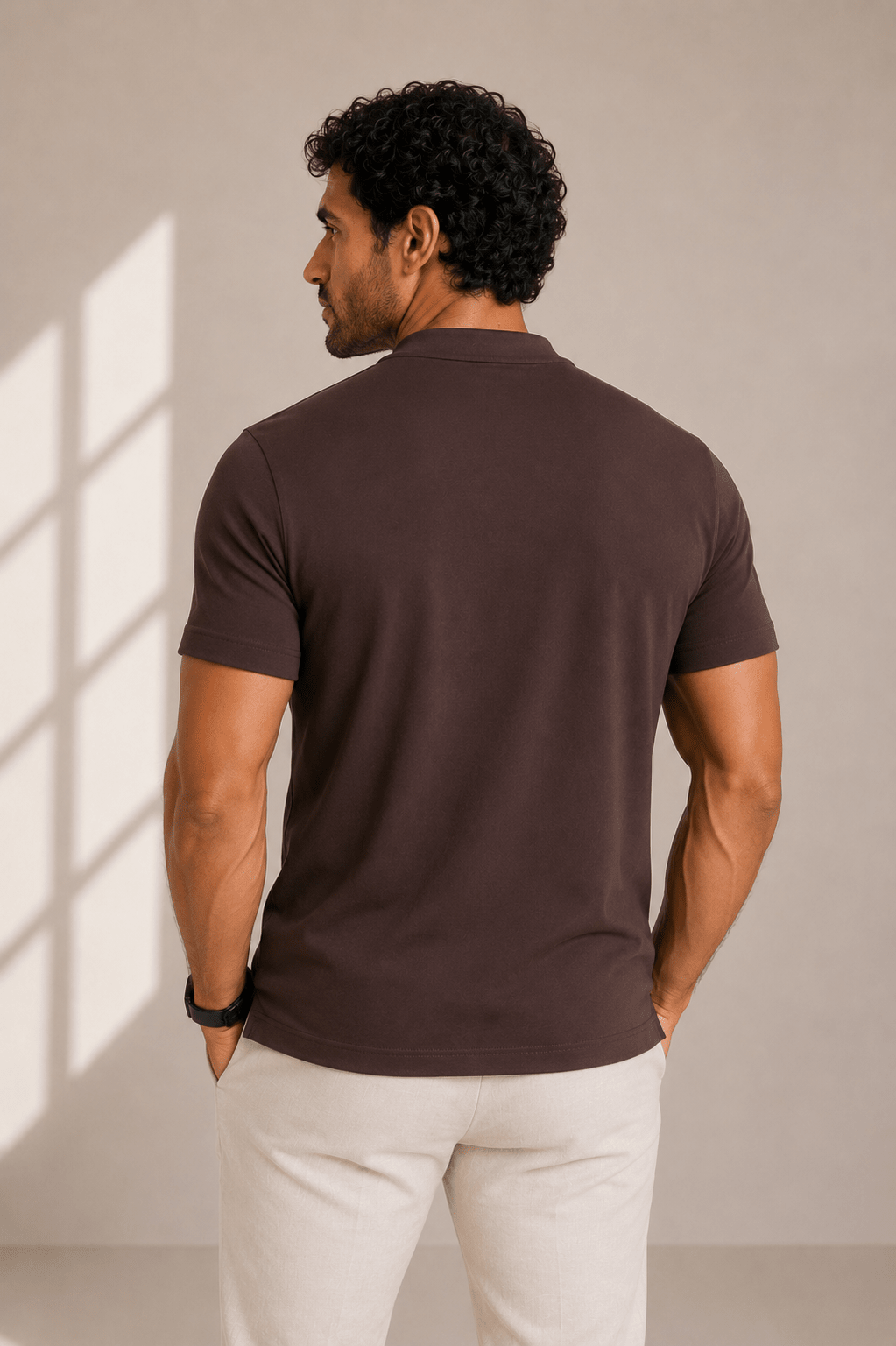 Camiseta Dom Henrico Algodão Egípcio Gola Média - Henri Store