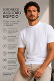 Camiseta Dom Henrico Algodão Egípcio Gola Média - Henri Store