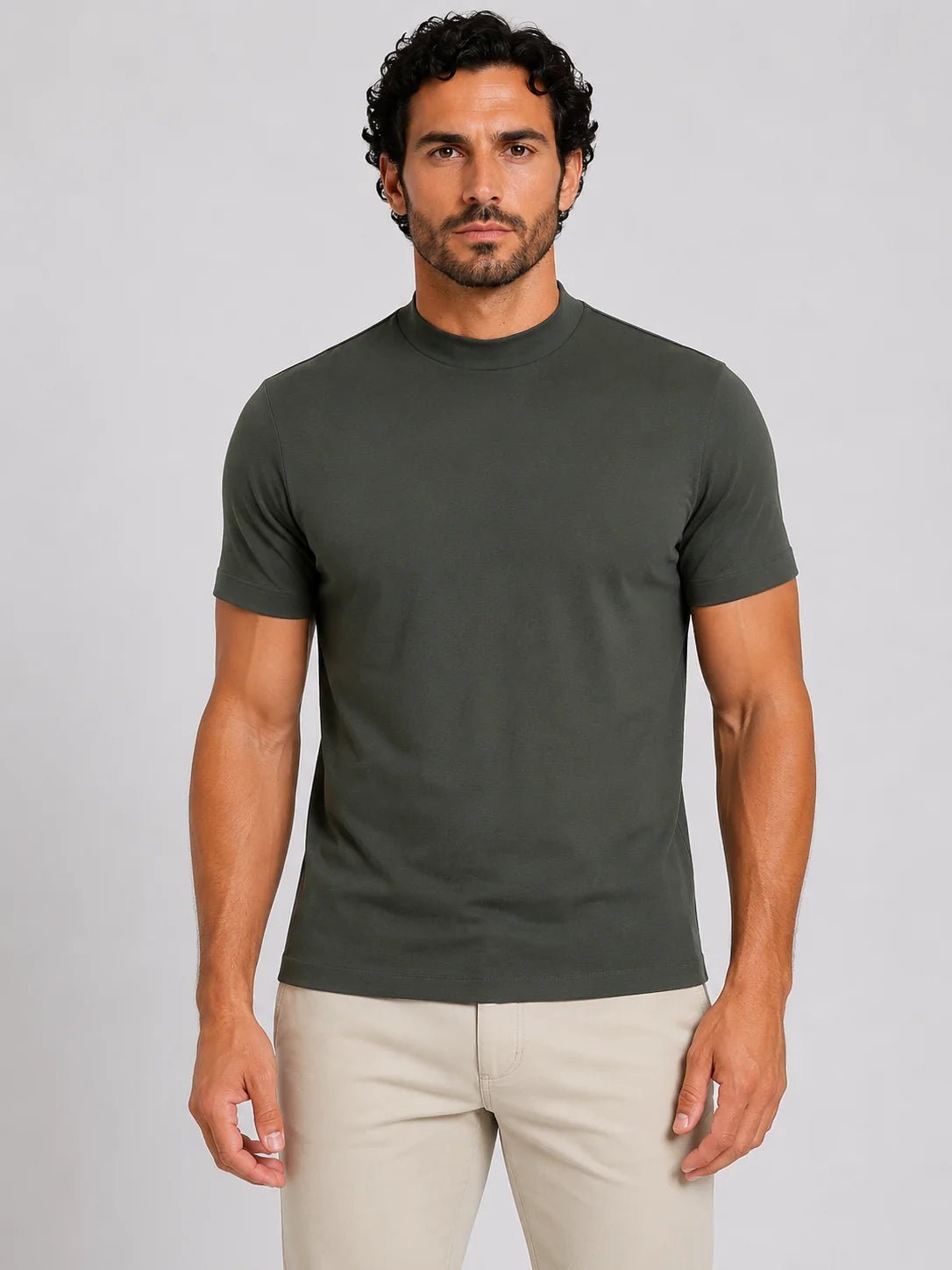 Camiseta Dom Henrico Algodão Egípcio Gola Média - Henri Store