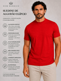 Camiseta Dom Henrico Algodão Egípcio Gola Média - Henri Store