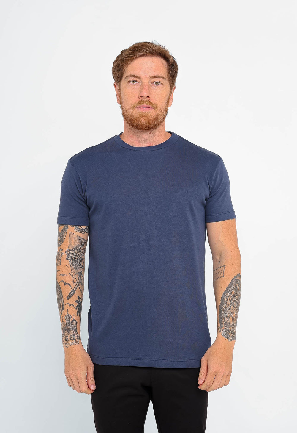 Camiseta Dom Henrico Algodão Egípcio Gola Média - Henri Store
