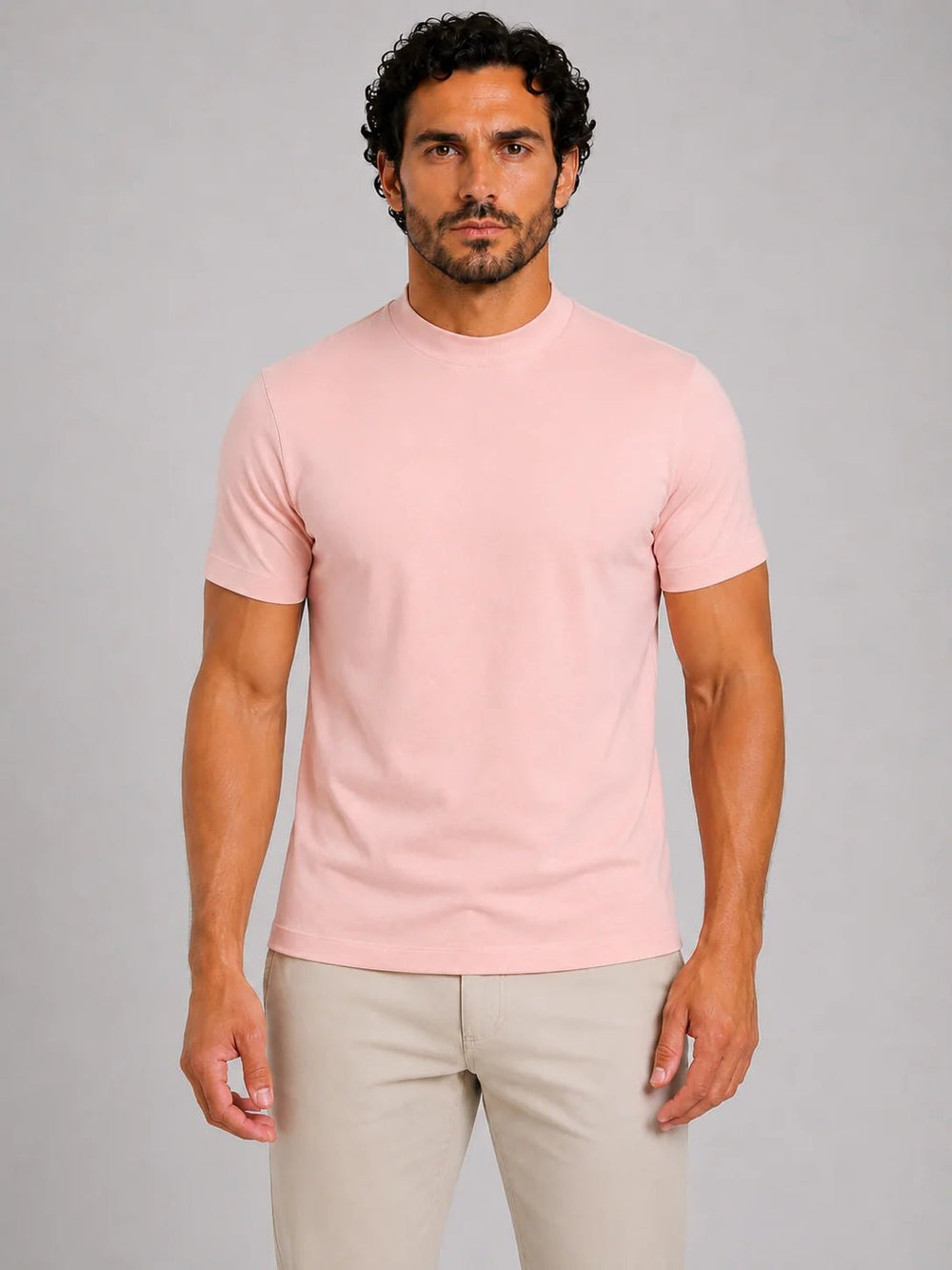 Camiseta Dom Henrico Algodão Egípcio Gola Média - Henri Store