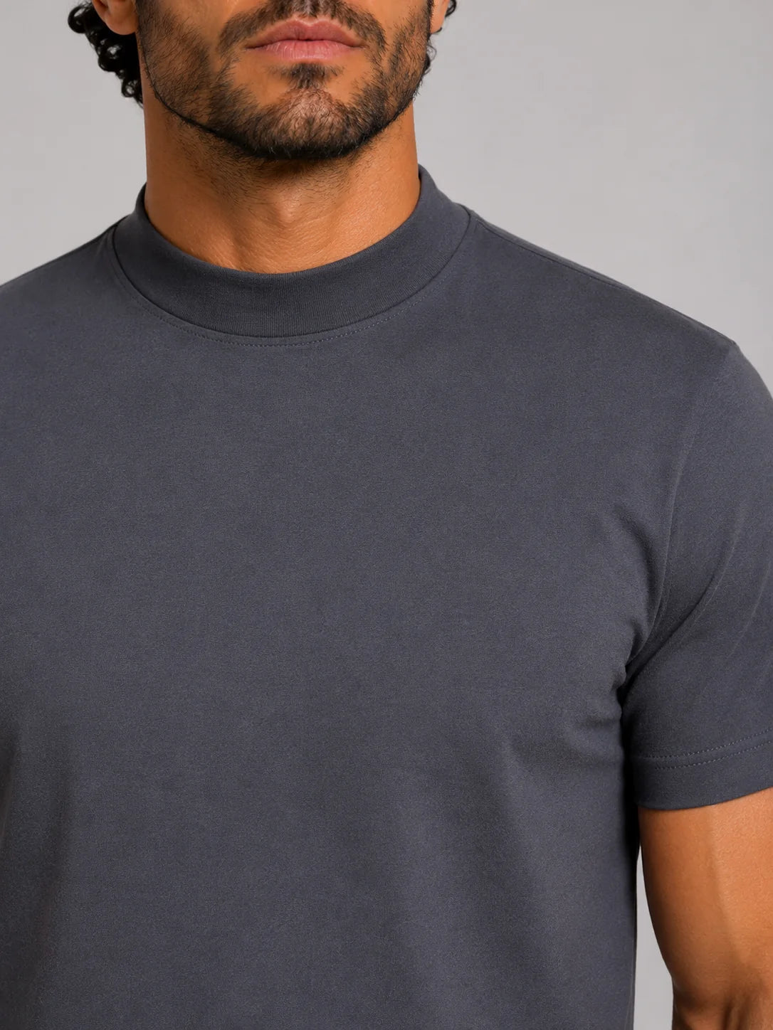 Camiseta Dom Henrico Algodão Egípcio Gola Média - Henri Store